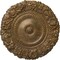 Ekena Millwork Marseille Ceiling Medallion (Fits Canopies up to 7 3/8"), Hand-Painted Rubbed Bronze, 21"OD x 2"P CM21MARZS - alternate 1